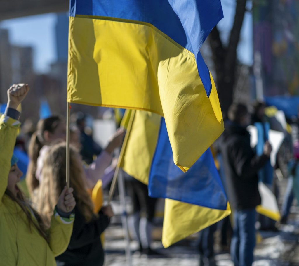 Föreningen Hjälp till Poltava i Ukraina Flagga